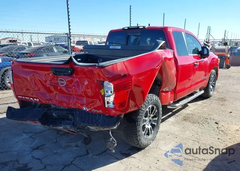 2024 Nissan Titan Crew Cab Sv 4X4 z USA, uszkodzony, nr VIN 1N6AA1CD0RN109433